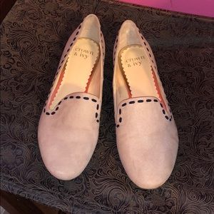 Tan flats with black design!